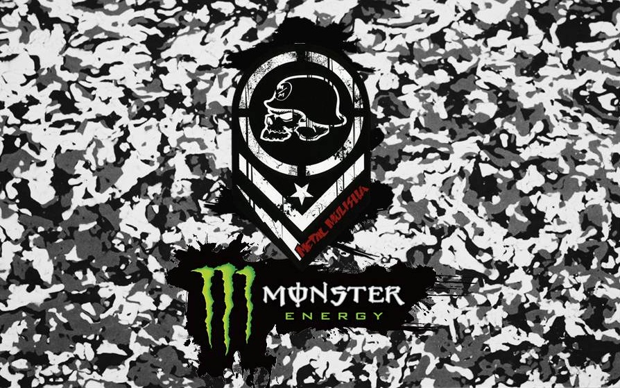 Monster Army Logo Vector Energy Metal Mulisha
