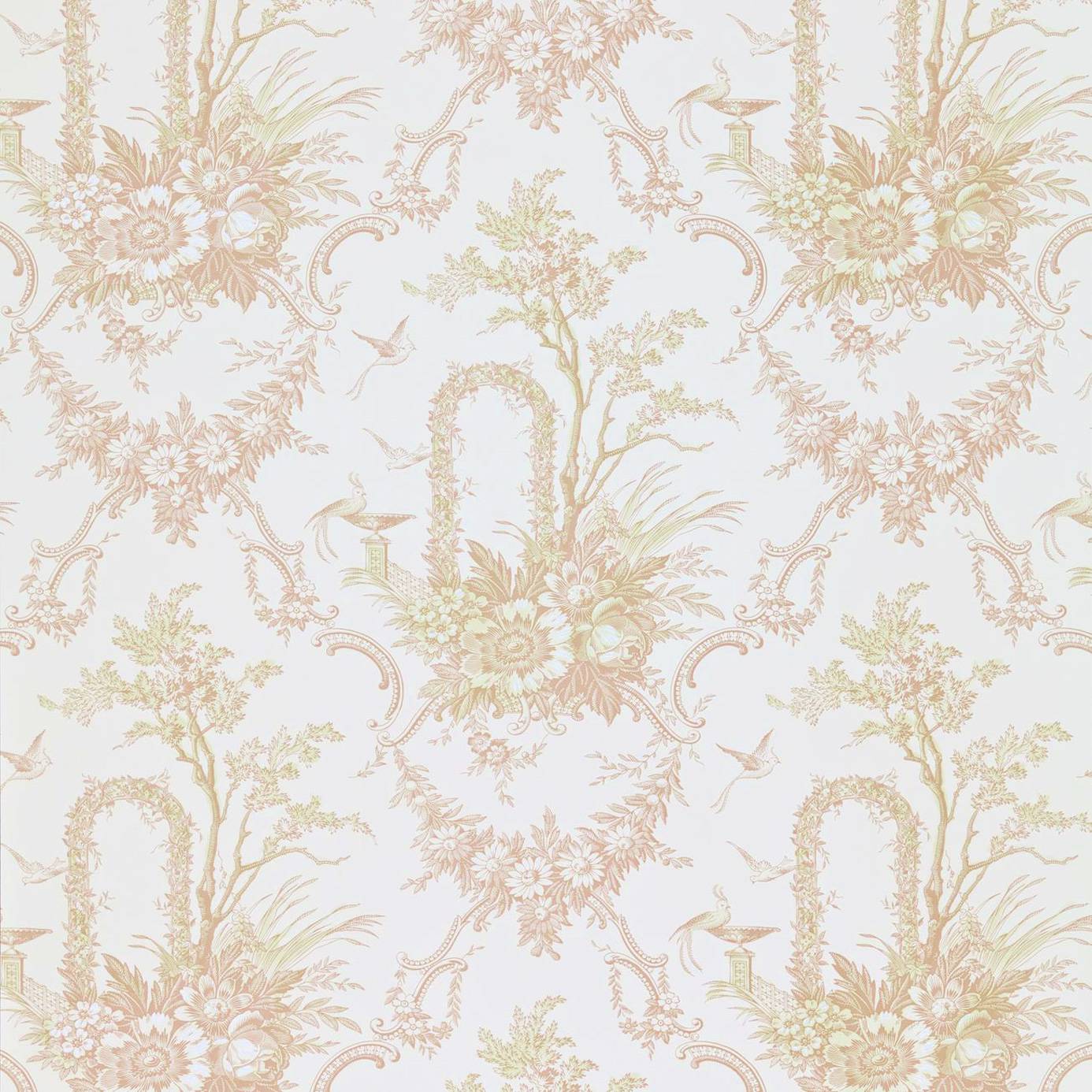 Home Wallpapers Sanderson Toile Wallpapers Archway Toile Wallpaper