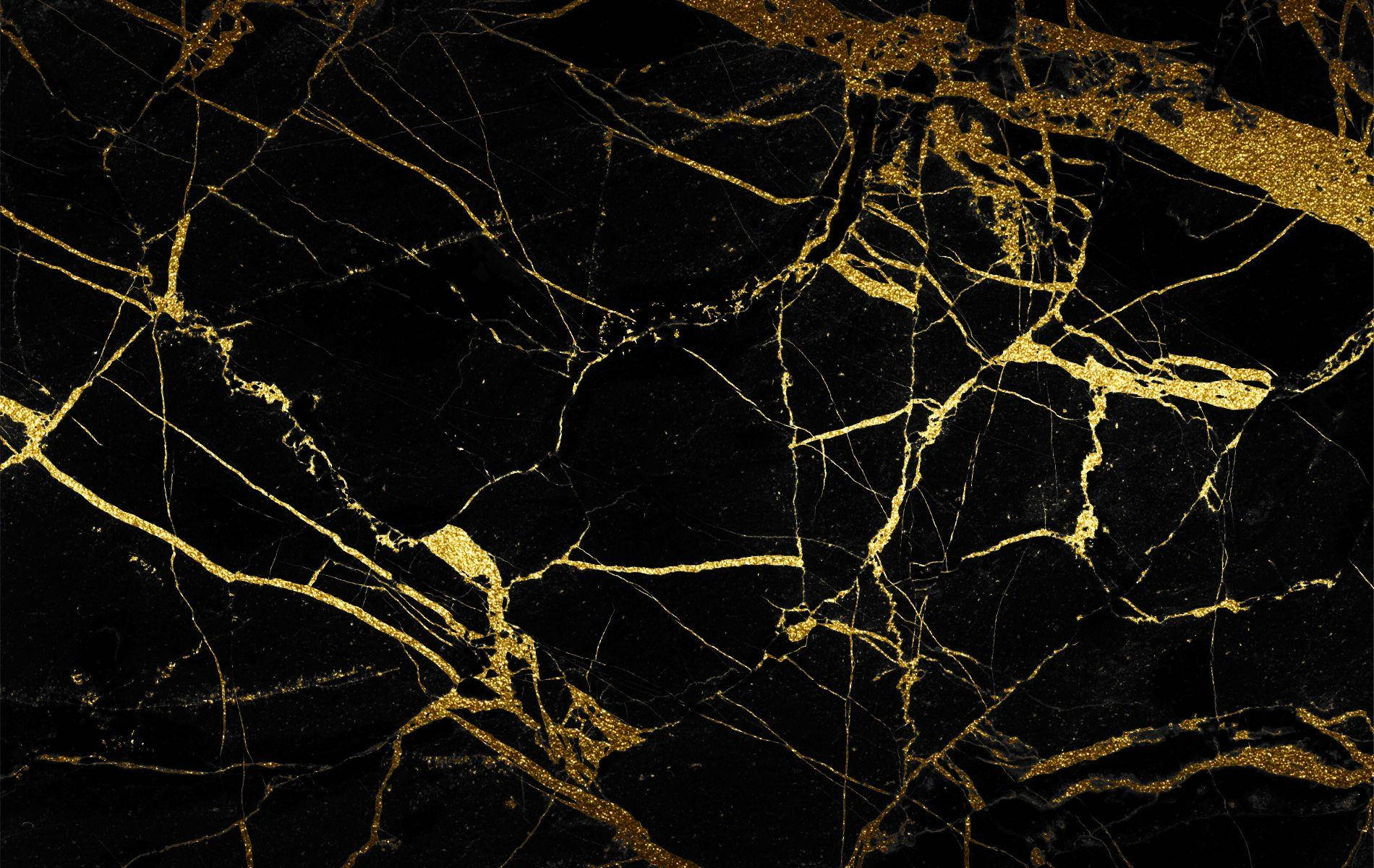 Black And Gold Marble Wallpaper