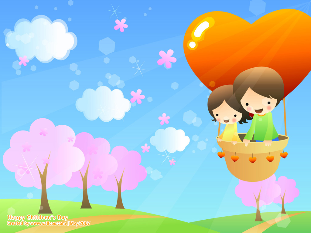 PicturesPool Childrens Day Wallpaper Greetings KidsFunDrawing 1024x768