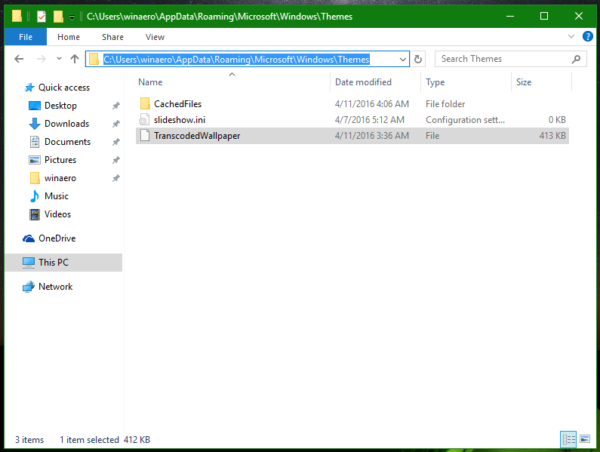 User Appdata Roaming Microsoft Windows Themes Transcodedwallpaper