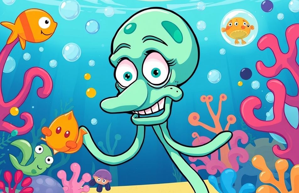 Squidward Wallpaper