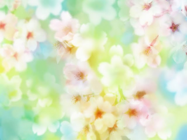 Seasons Flowers Fantasy Cg Dreamy Springtime Pastel