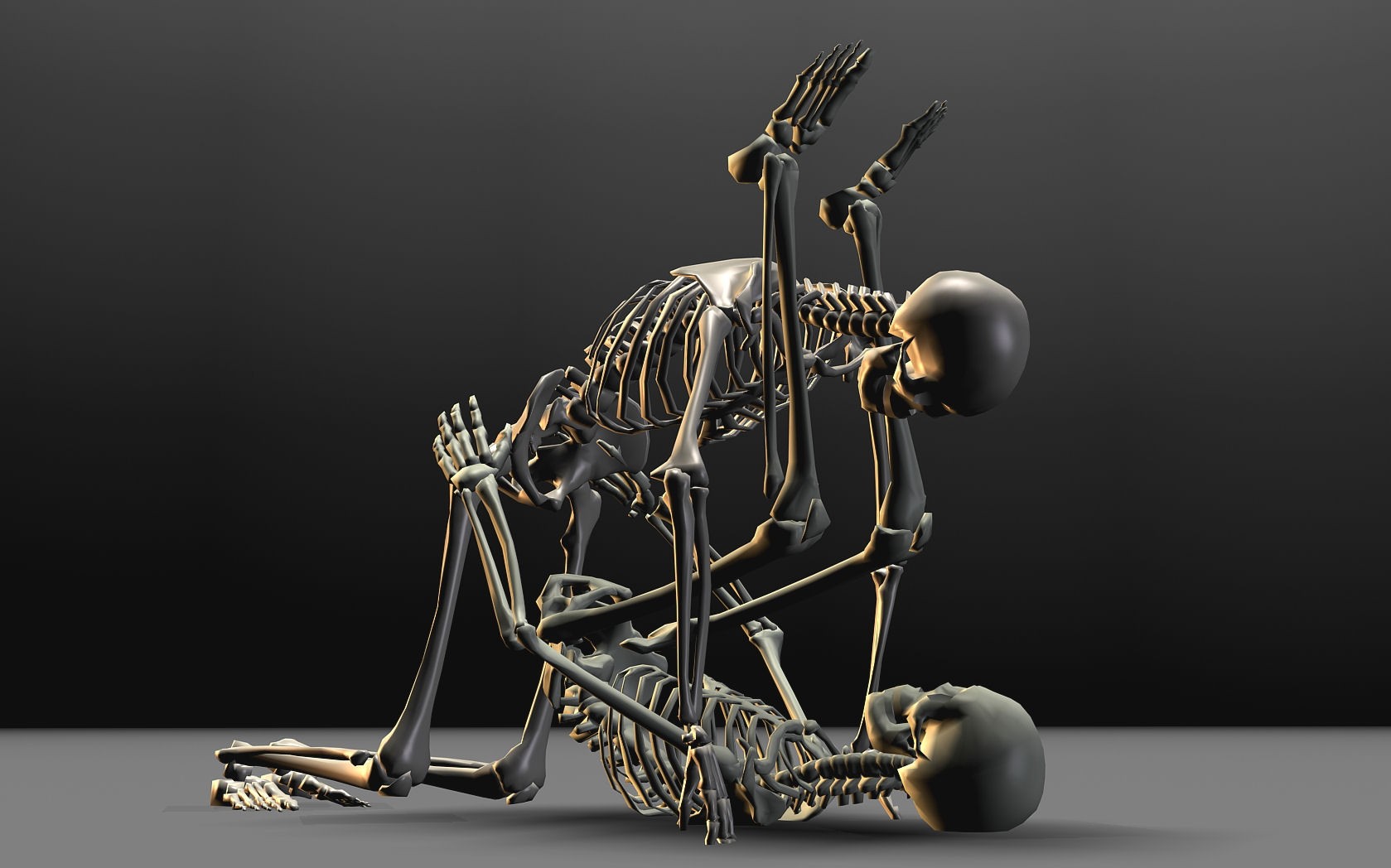 skeleton fingting cartoon wallpaper With Resolutions 16791048 Pixel 1679x1048