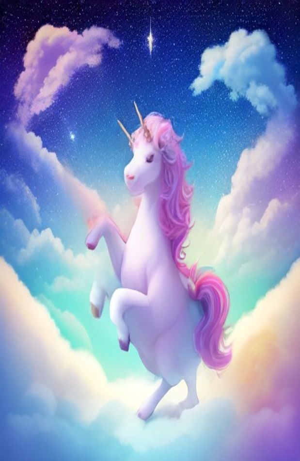 Cartoon Unicorn Wallpaper