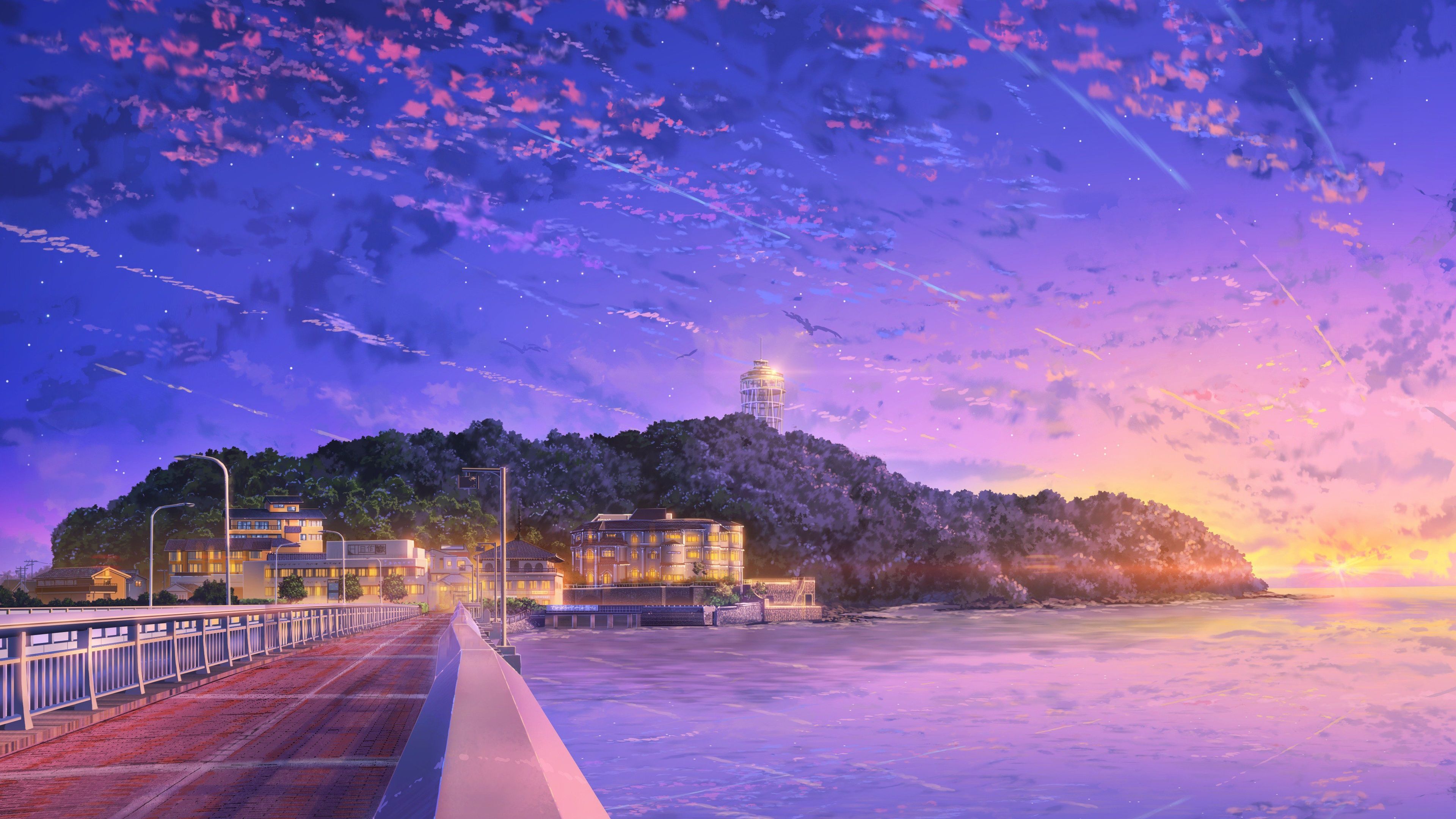 Japan Anime Sky Wallpaper HD