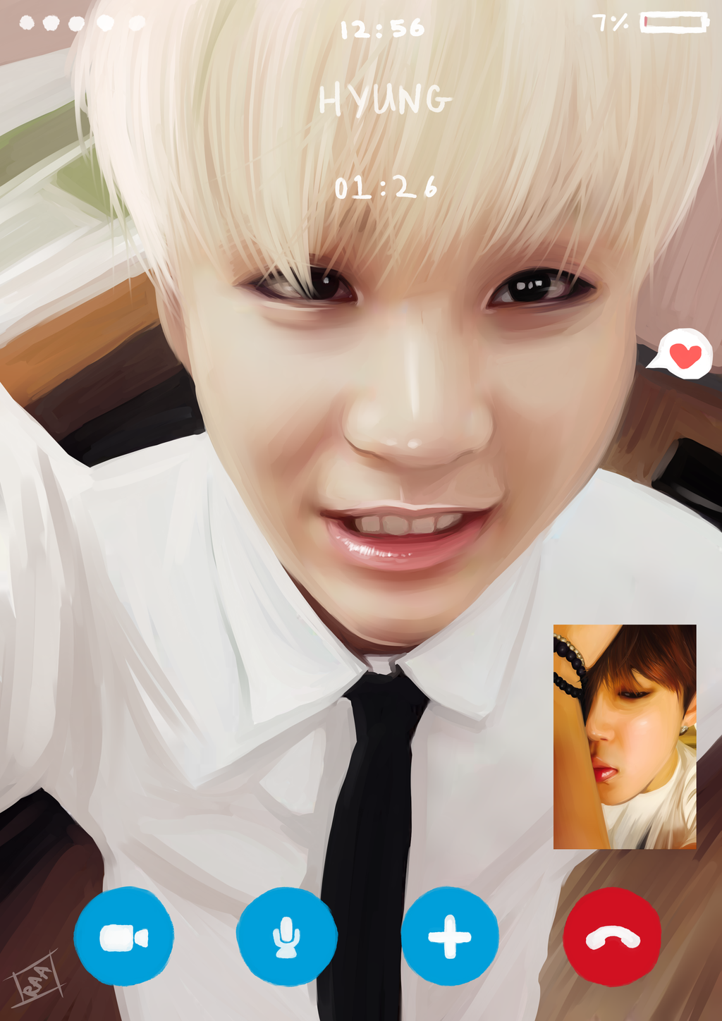 Yoonmin On Skype By Cosmicpens