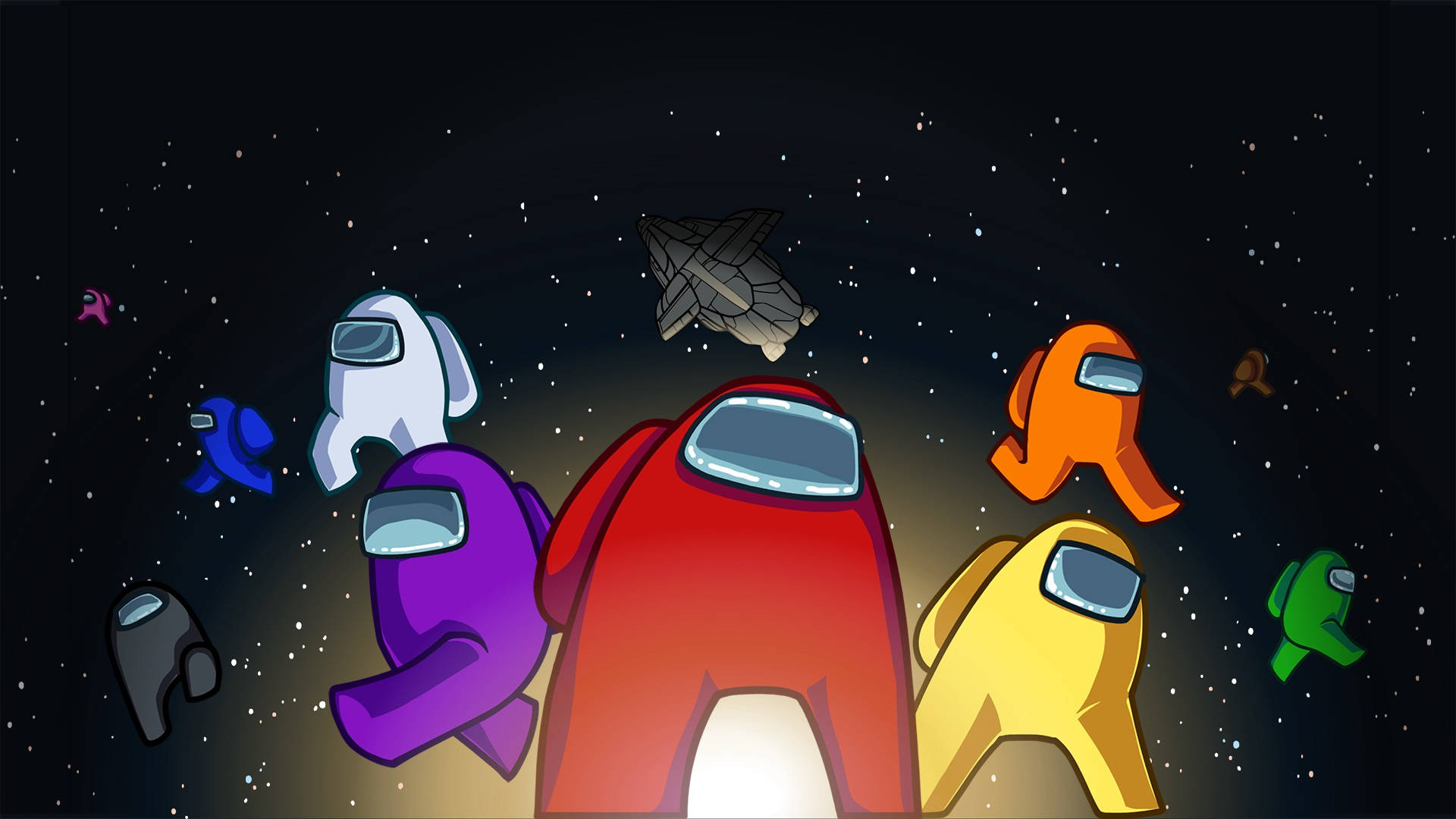 Among Us Space Wallpaper