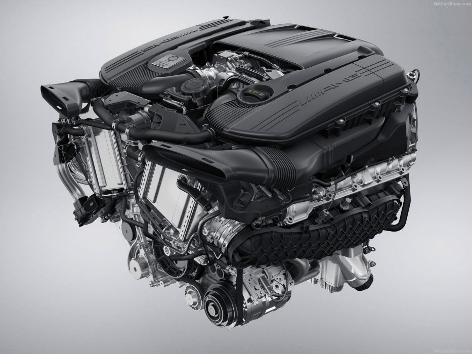 Mercedes Benz C63 Amg Coupe W205 Engine Wallpaper