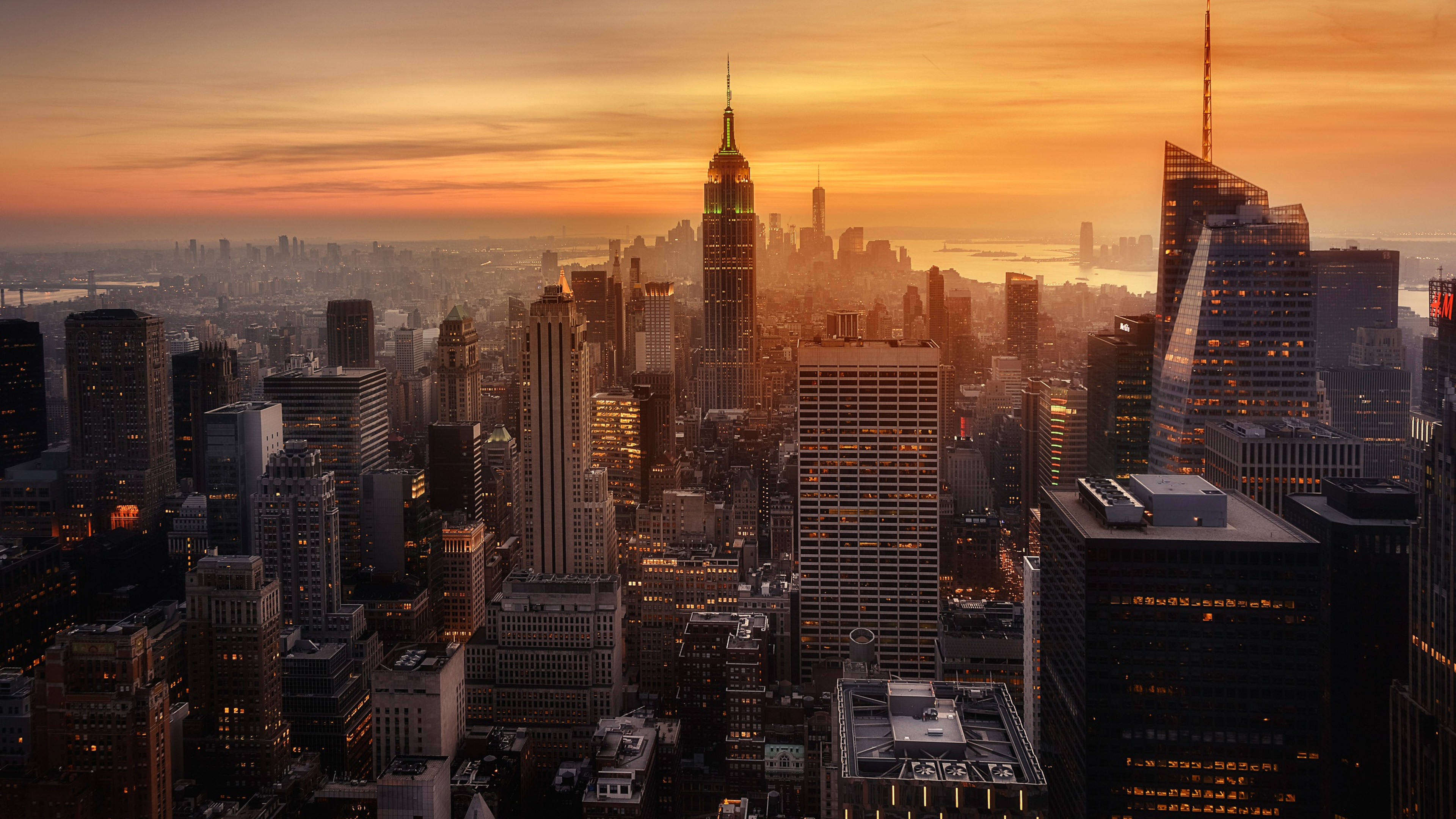 New York City Evening Time 4k HD Wallpaper Image Photos And Picture