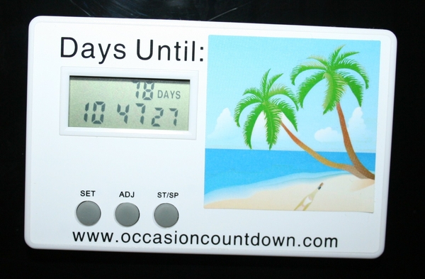This Is The Occasion Countdown Re Usable Timer Programmed For Vacation