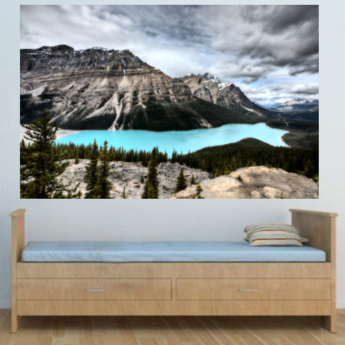 Free download Turquoise peyto lake canada national park photo wallpaper