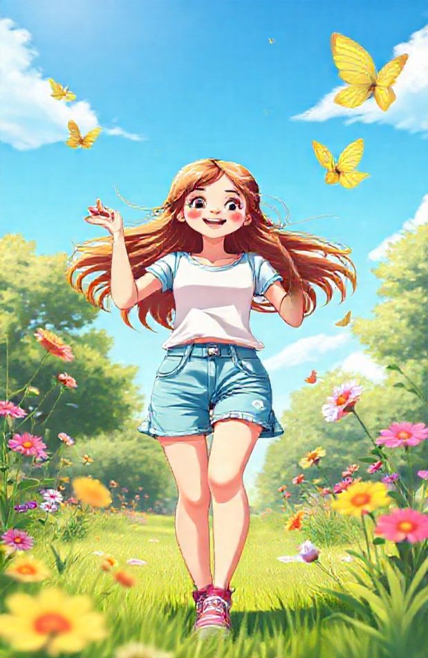 Cute Teen Girl Wallpaper