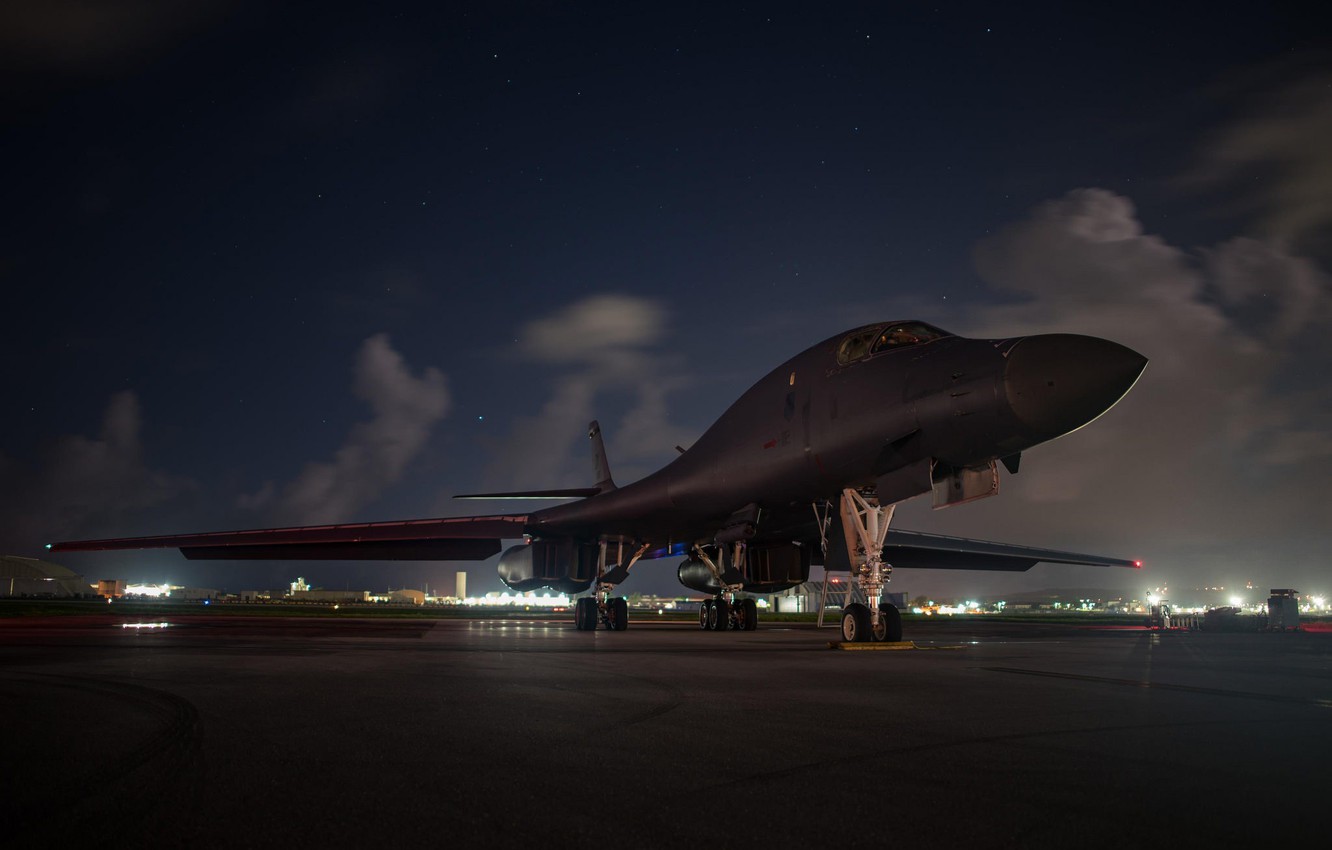 Wallpaper Lancer B 1b Rockwell Strategic Bomber Image For