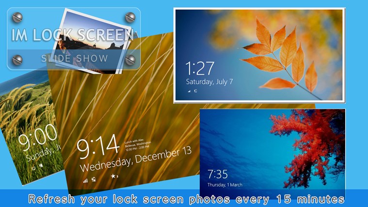 Im Lock Screen Slide Show Is A New Concept For Windows Users To