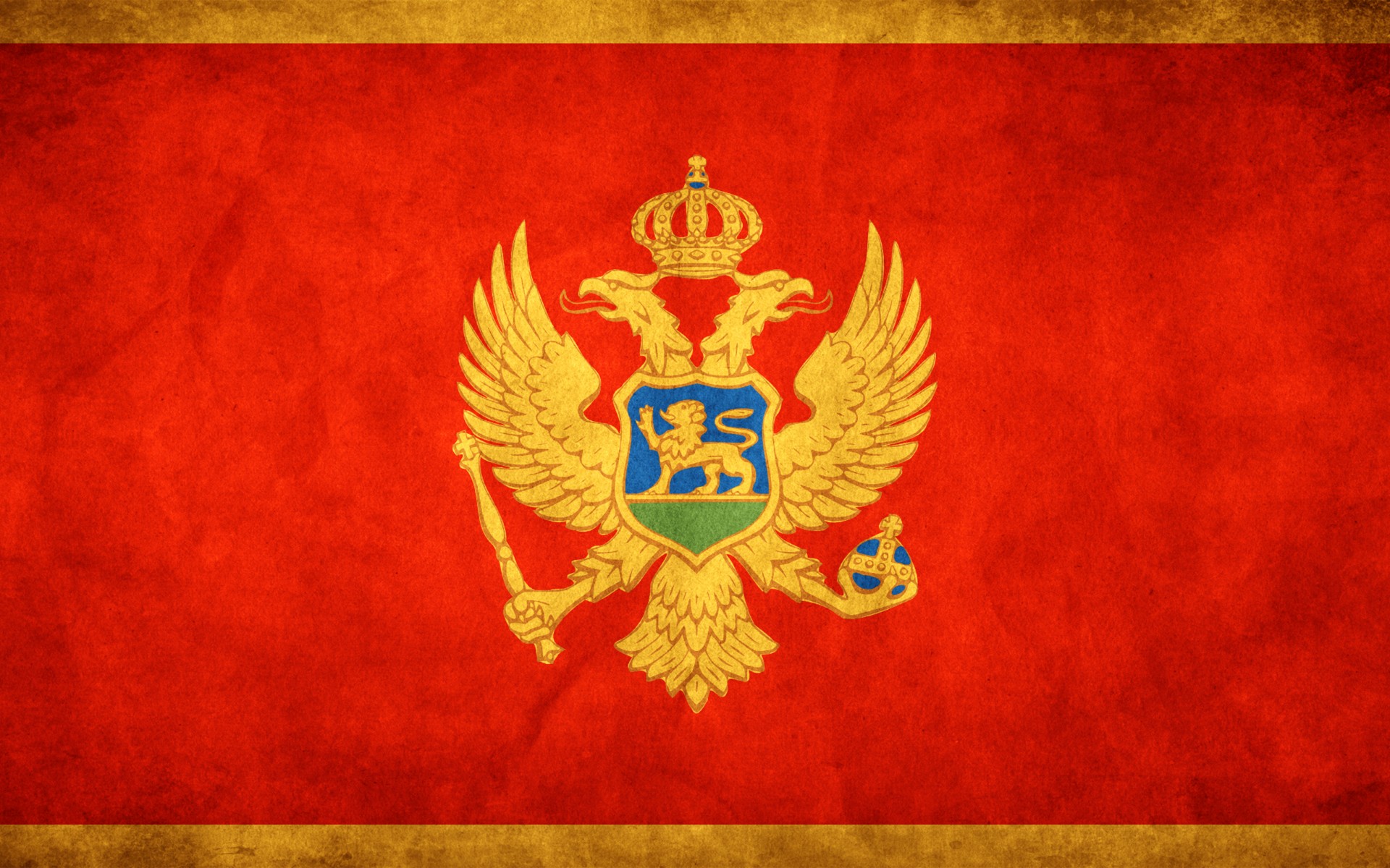Flag Of Montenegro HD Wallpaper Background Image