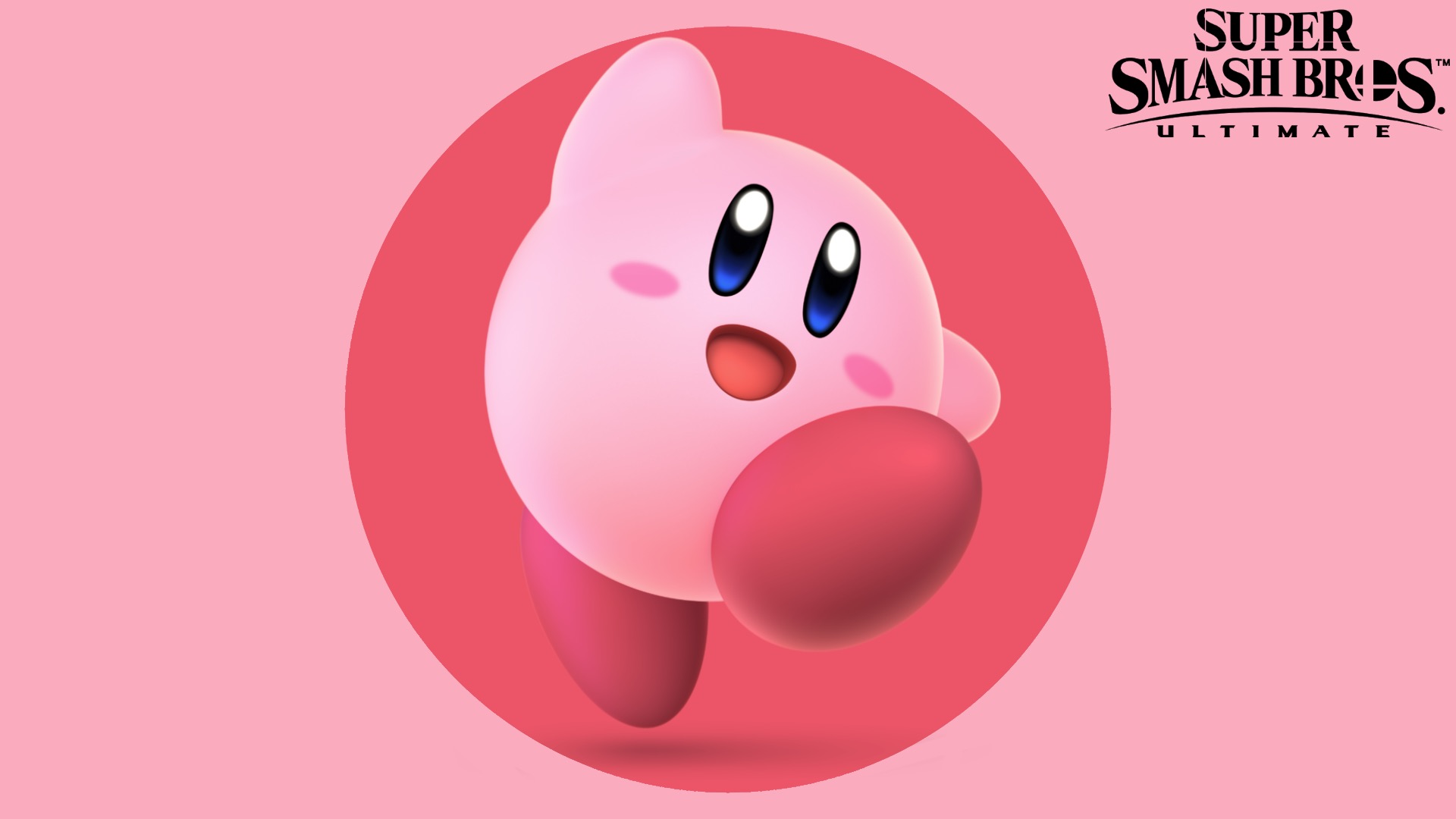 Kirby In Action Wallpaper
