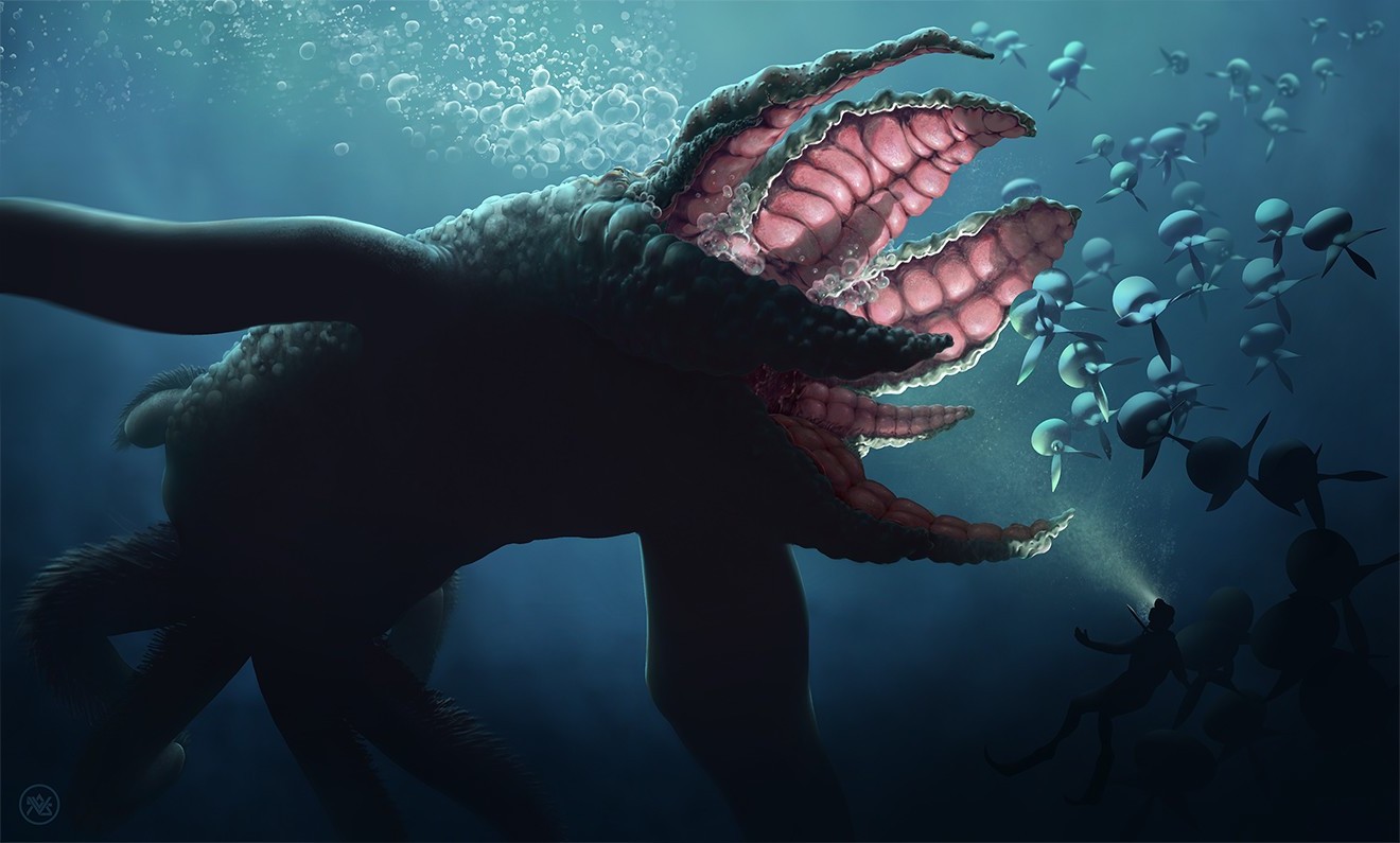 Digital Art Animals Nature Sea Underwater Monsters Fish