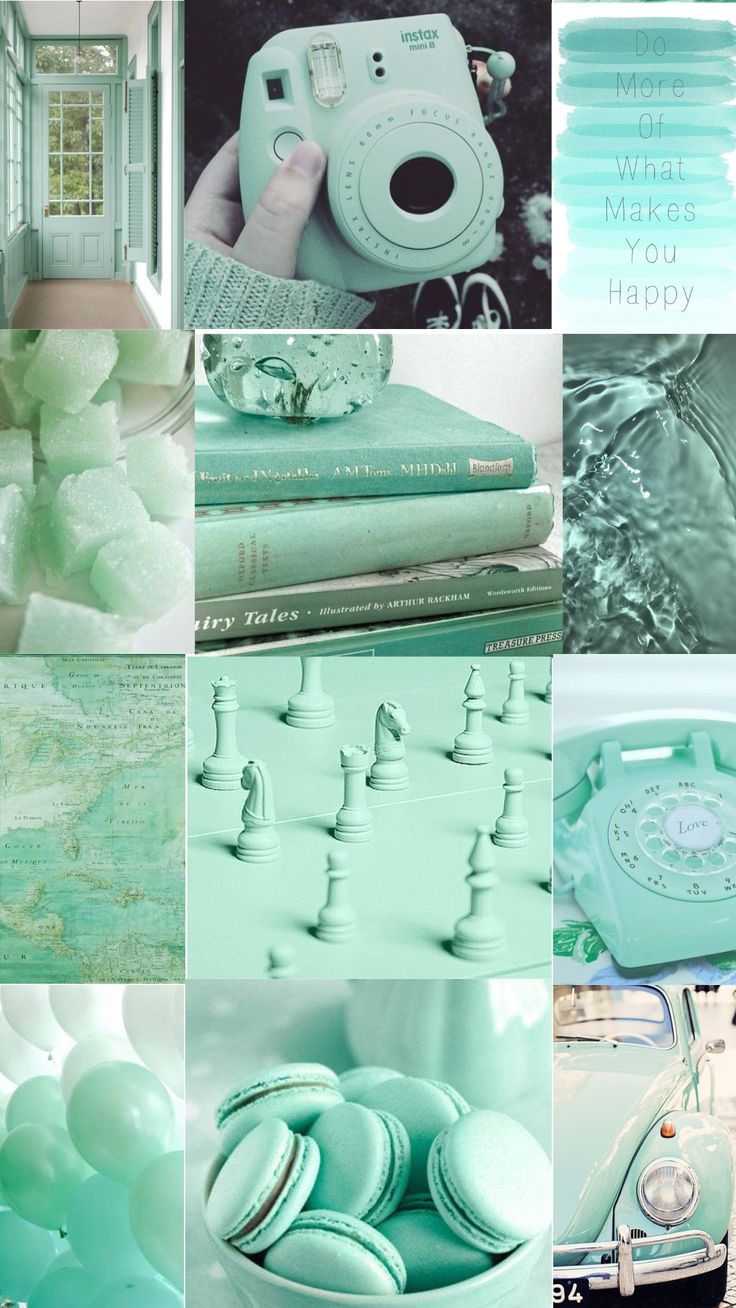 Mint Green Aesthetic Wallpaper