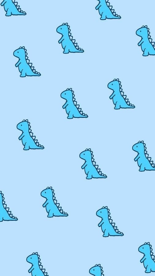 Cute Blue Phone Wallpaper