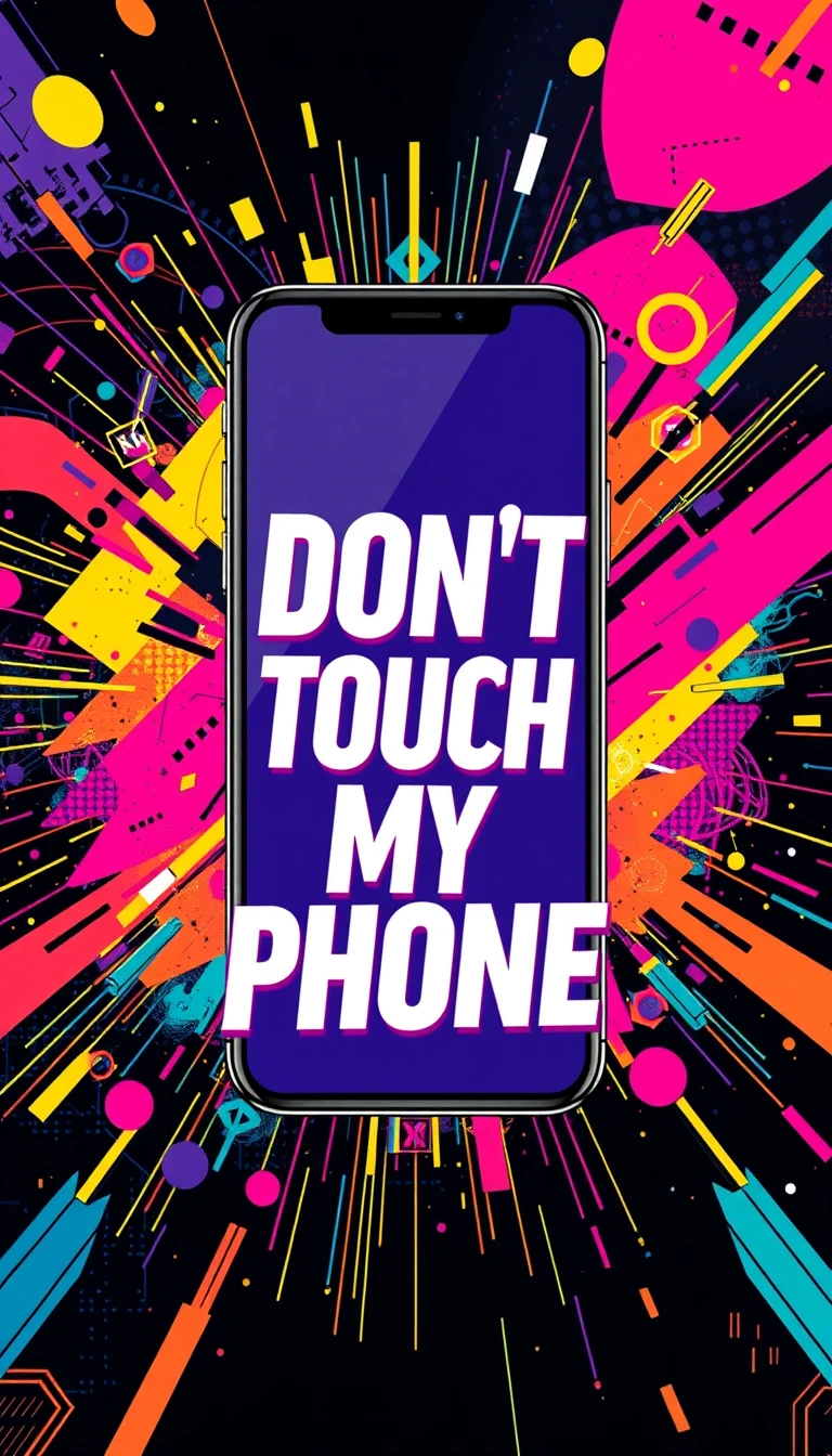 Don T Touch My Phone Wallpaper
