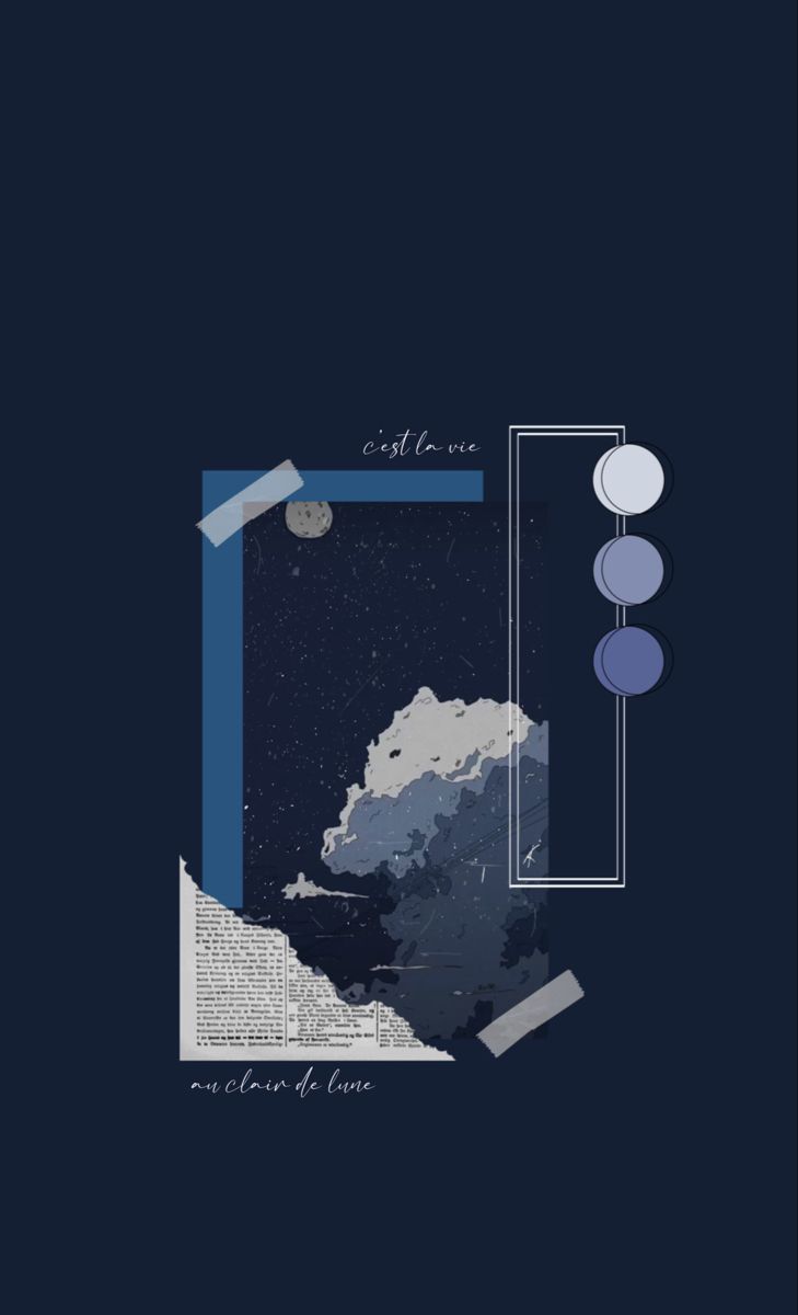 Dark Blue Aesthetic Wallpaper