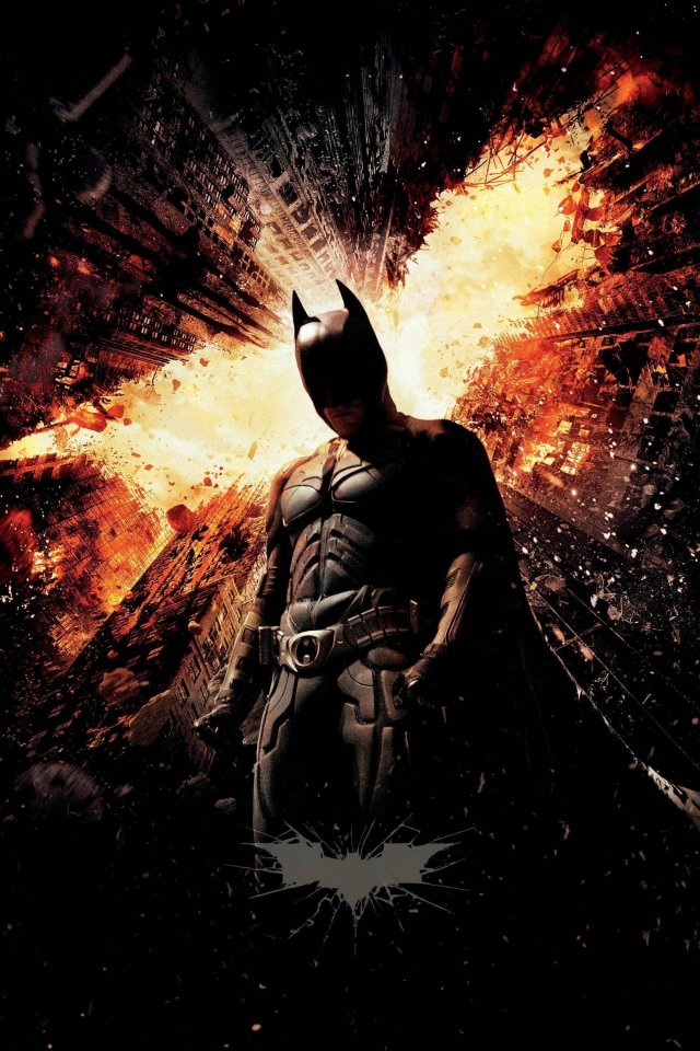 The Dark Knight Rises   Movie Poster iphone wallpaper