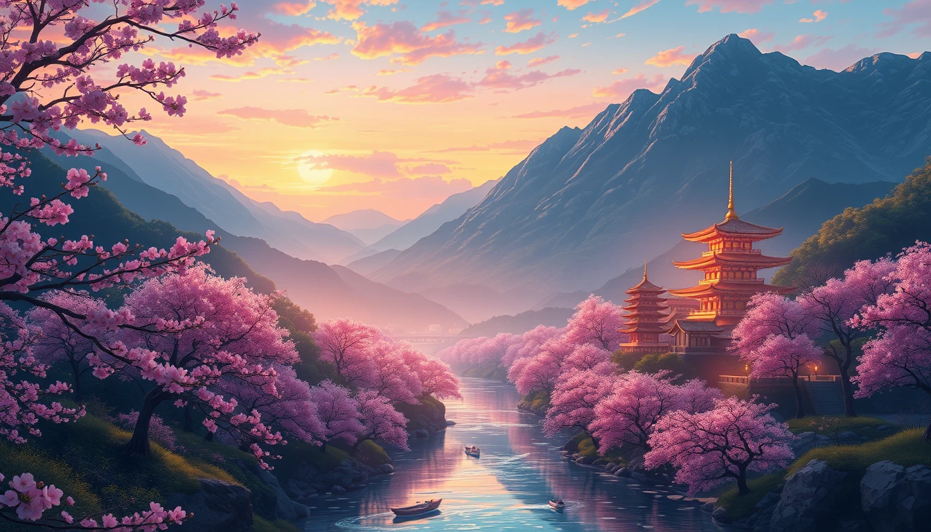 🔥 [60+] Anime Landscape Wallpapers 