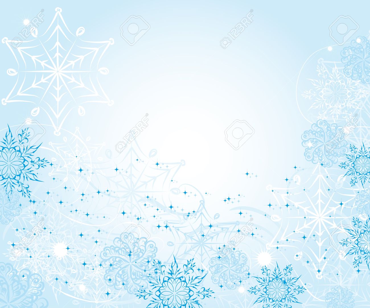 Free download Abstract Gentle Winter Background With Snowflakes Royalty ...