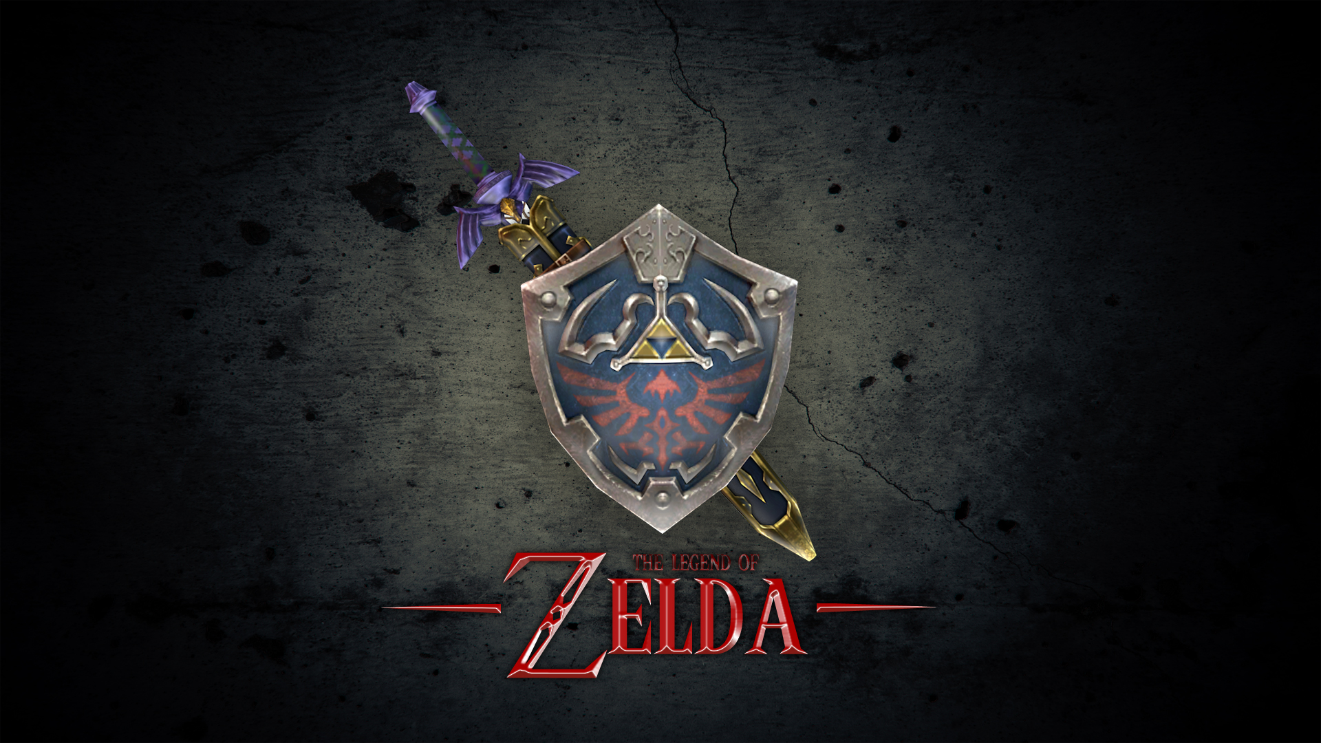 Anime The Legends Of Zelda Swords Logo HD Wallpaper