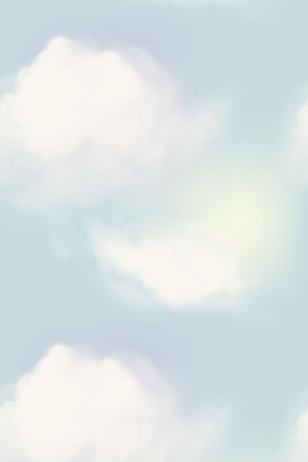 Blue Bay Clouds Wallpaper