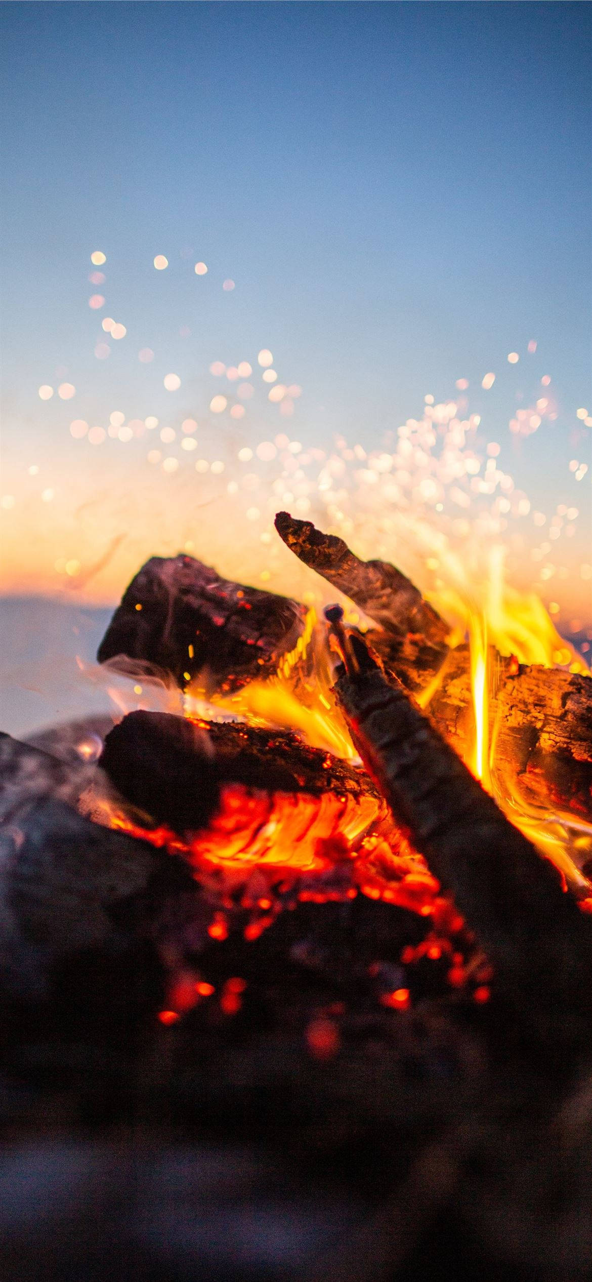 iPhone Fire Wallpaper