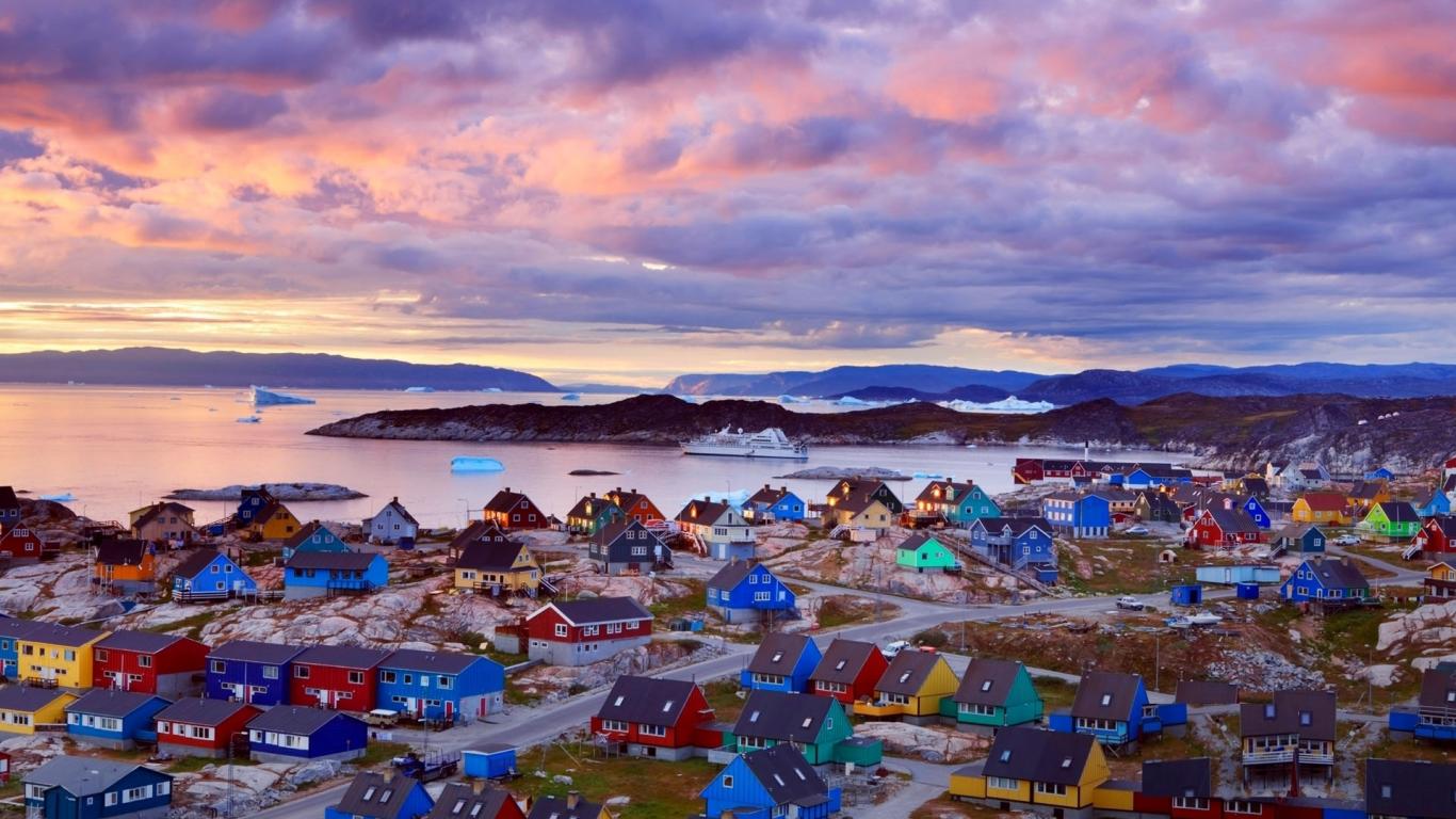 Greenland Huts Wallpaper HD