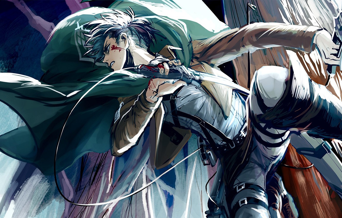 Wallpaper Guy Attack Of The Titans Shingeki No Kyojin Levi