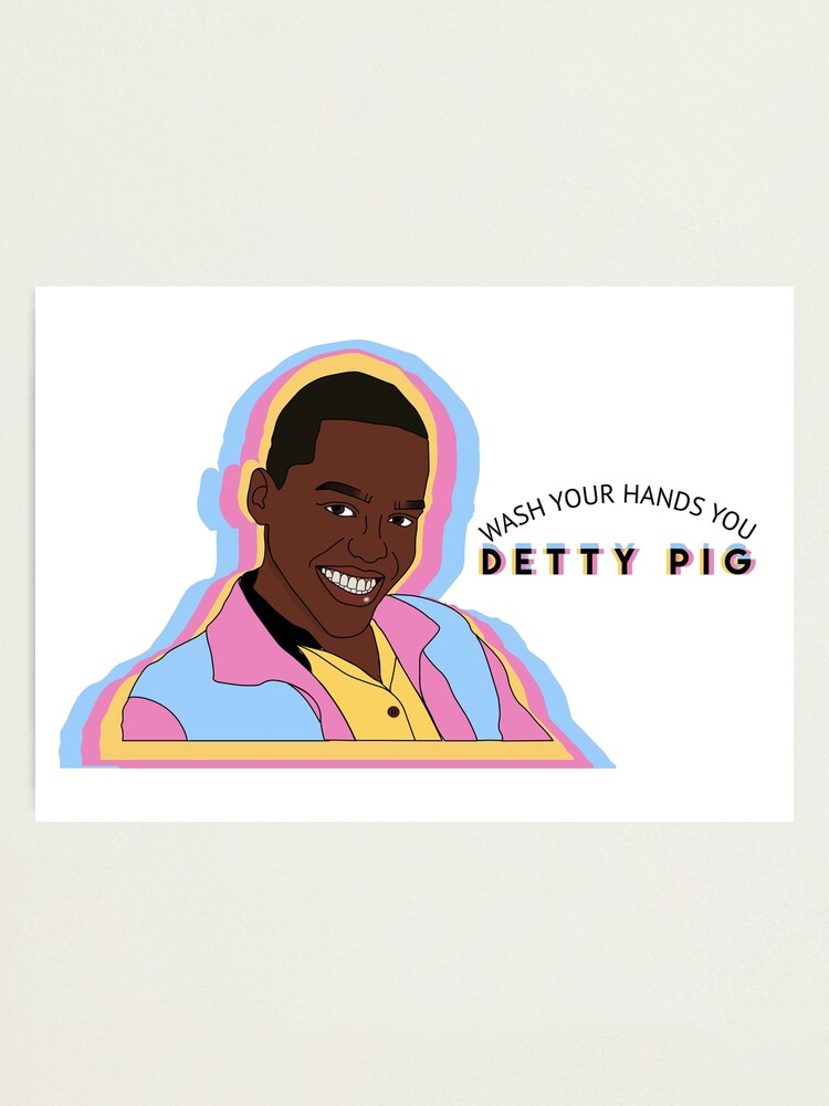 Wash Your Hands You Detty Pig Photographic Print By Hollymjohnson