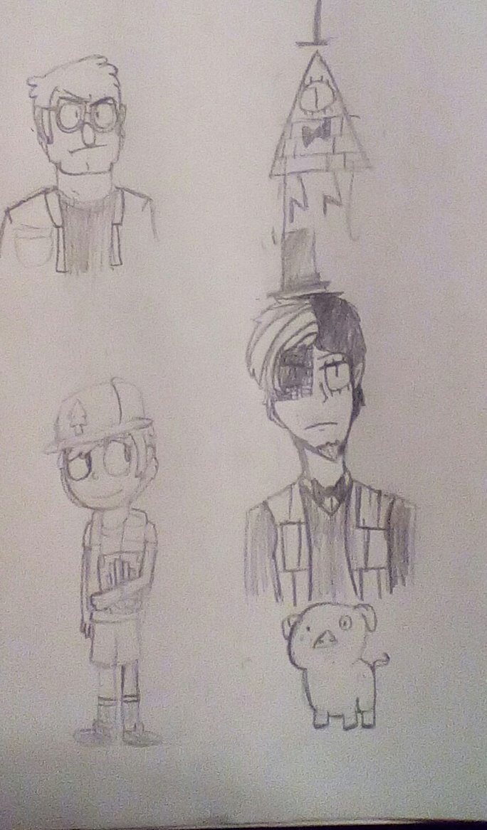 Gravity Falls Doodles By Badwolf907