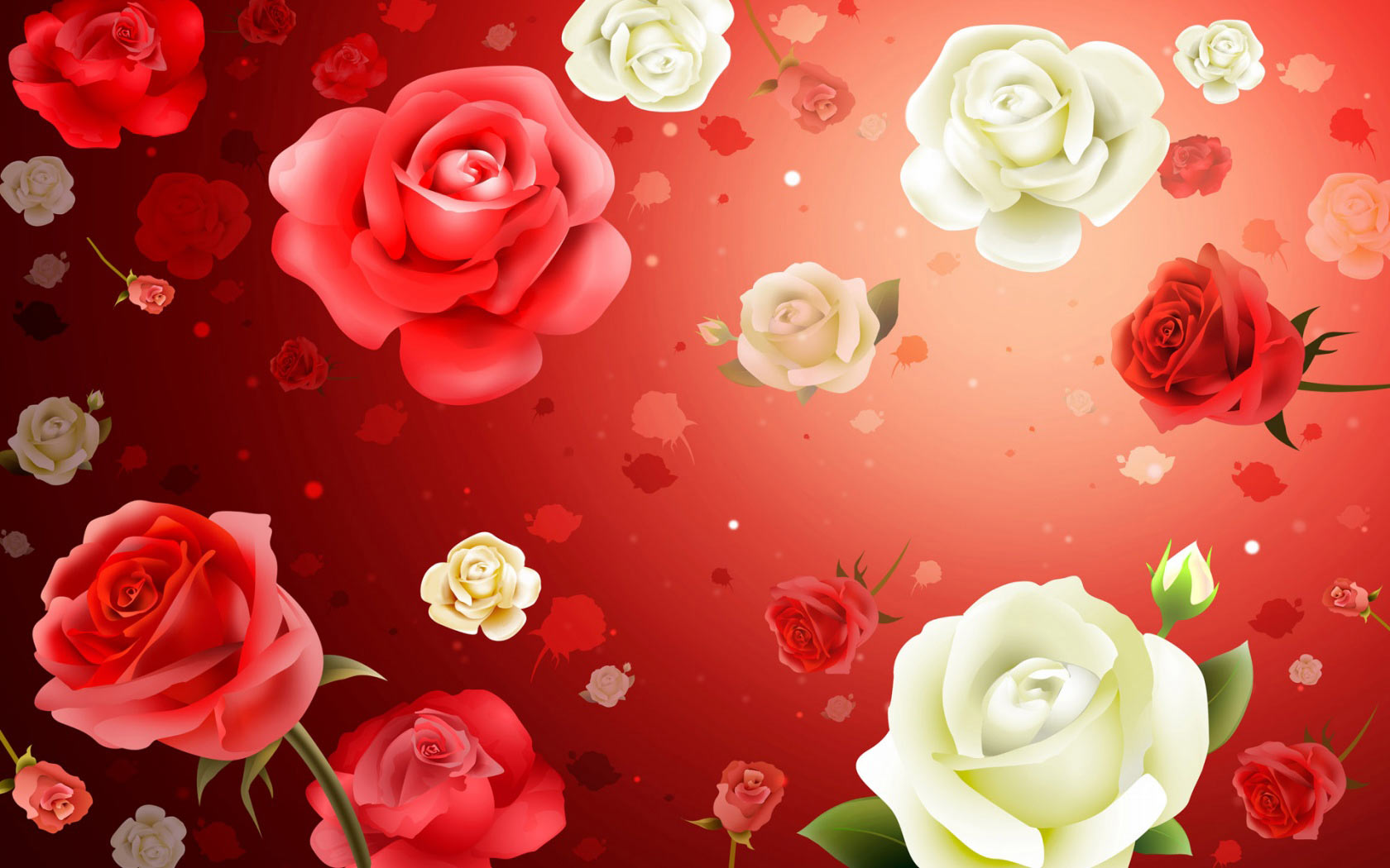 Rose Flower Background Design