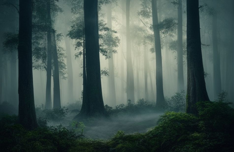 Foggy Forest Wallpaper