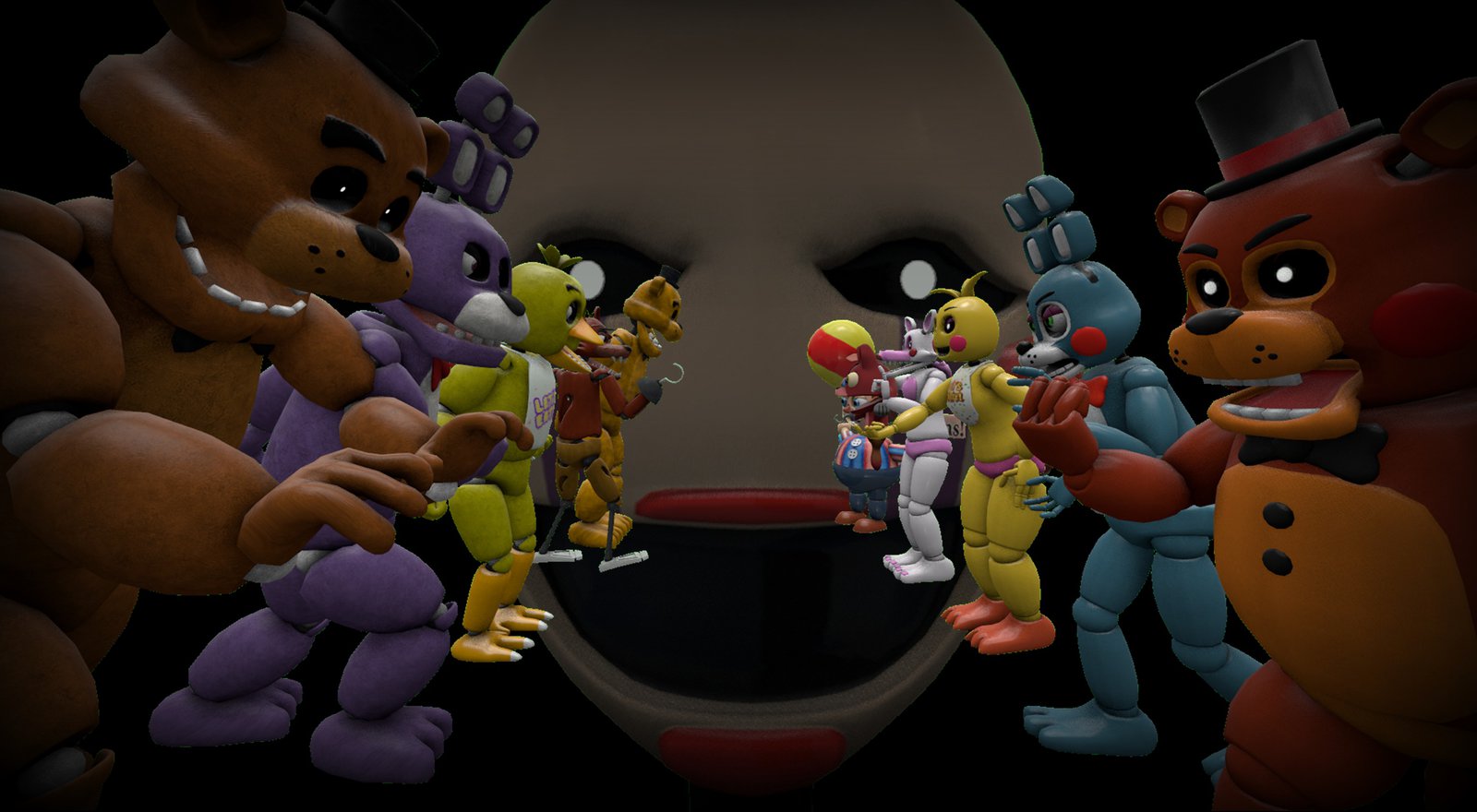 Fnaf And Wallpaper By Thepuppet1987 Fan Art Games