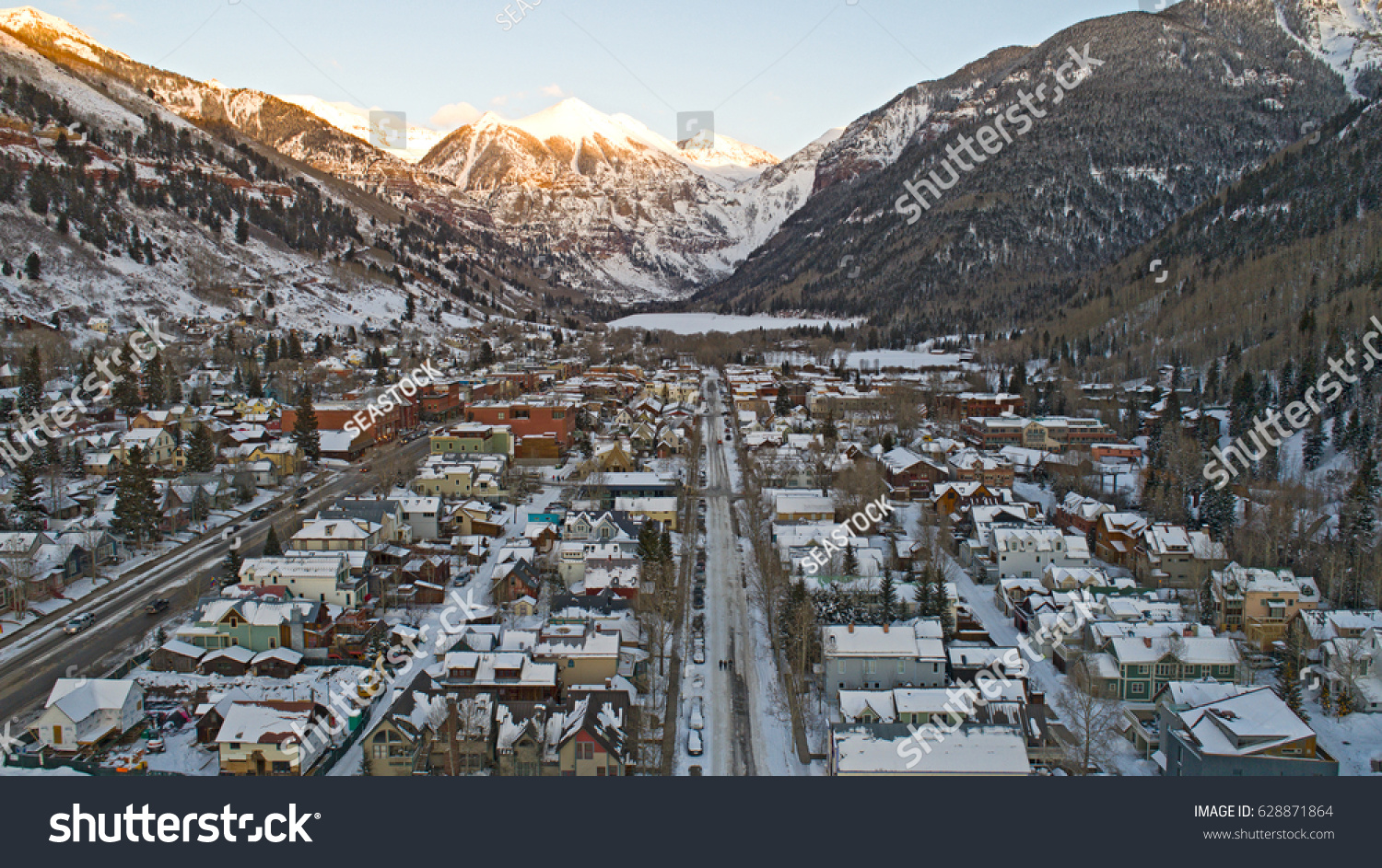 Telluride Colorado Usa Aerial Above Stock Photo Edit Now