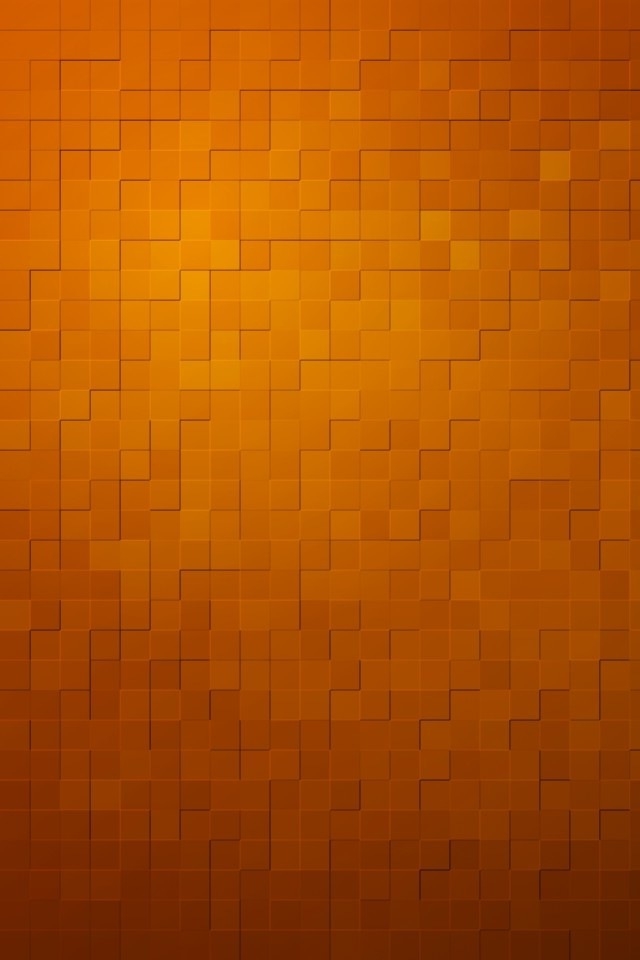 Orange Squares iPhone HD Wallpaper