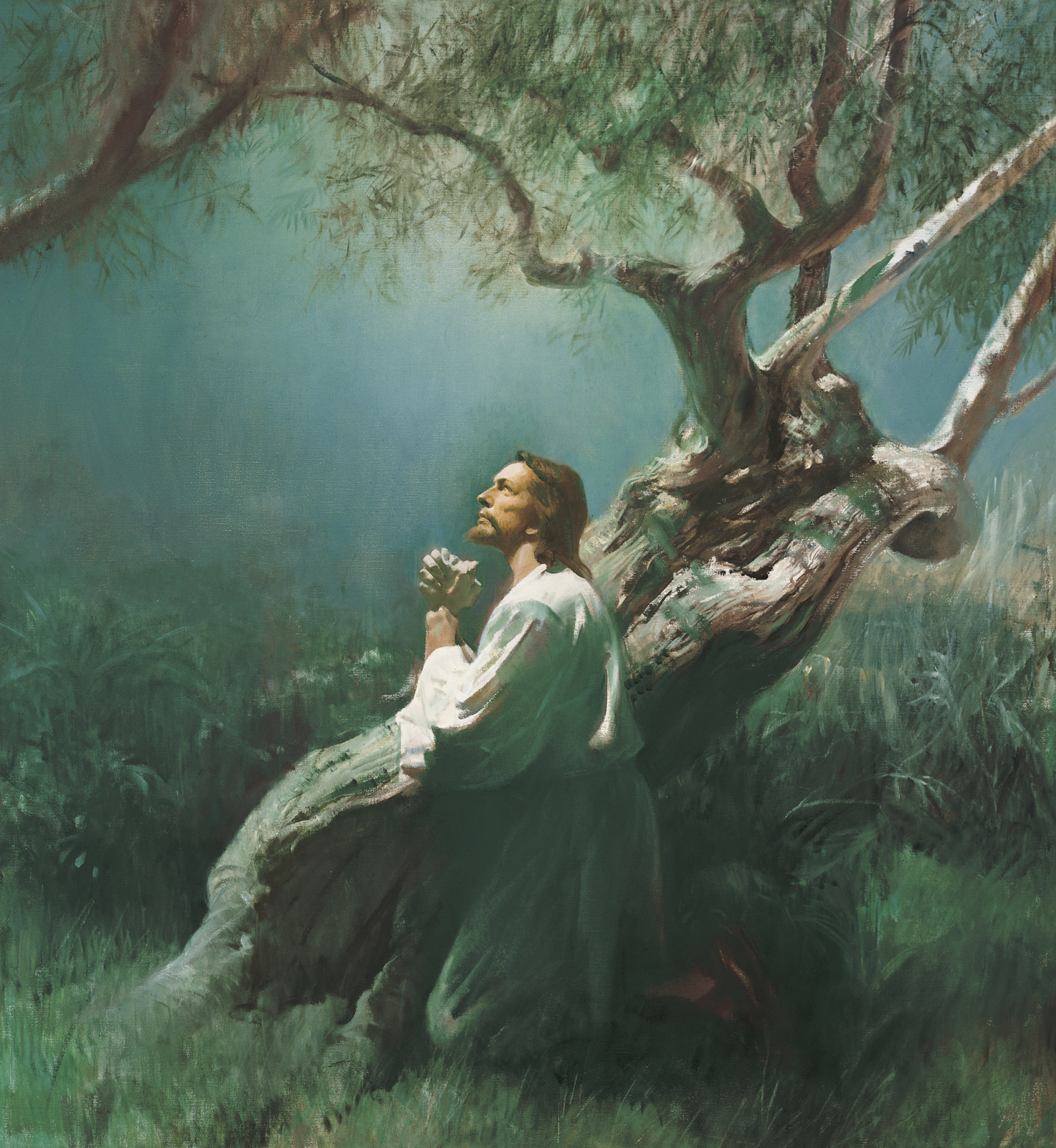 Jesus Praying In Gethsemane Christ