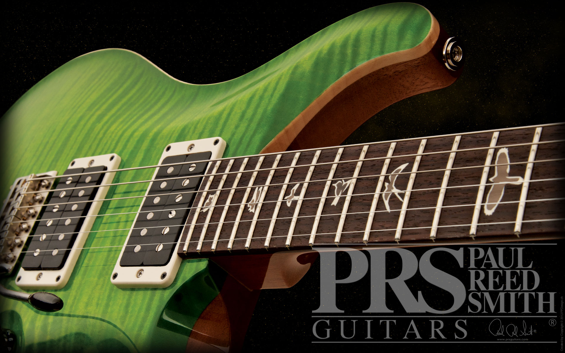 Prs Poster Custom Eriza Verde Guitars Slovakia
