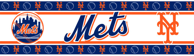 Merchandise New York Mets Merchandise New York Mets Wallpaper Border 675x197