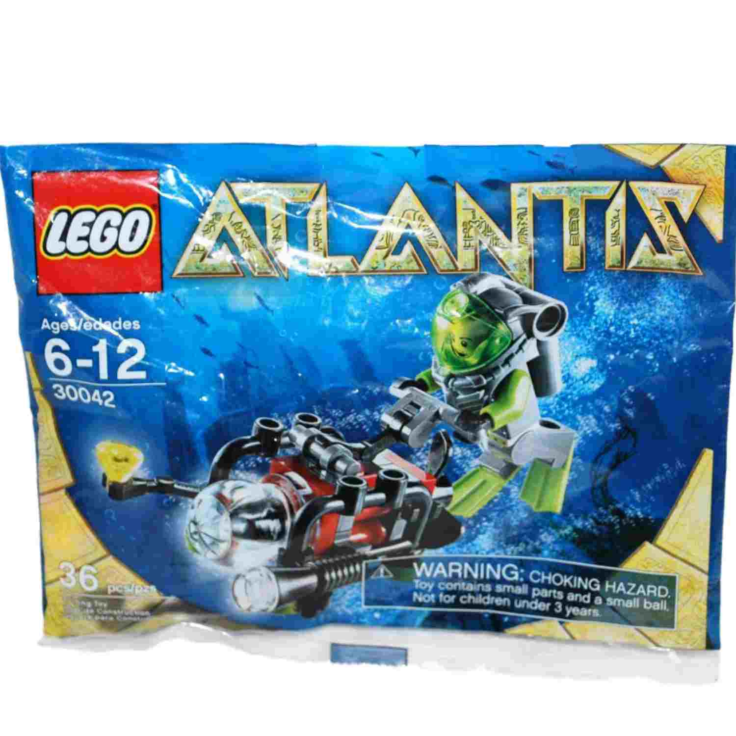 Lego Atlantis Diver And Mini Sub Building Set Pcs Model