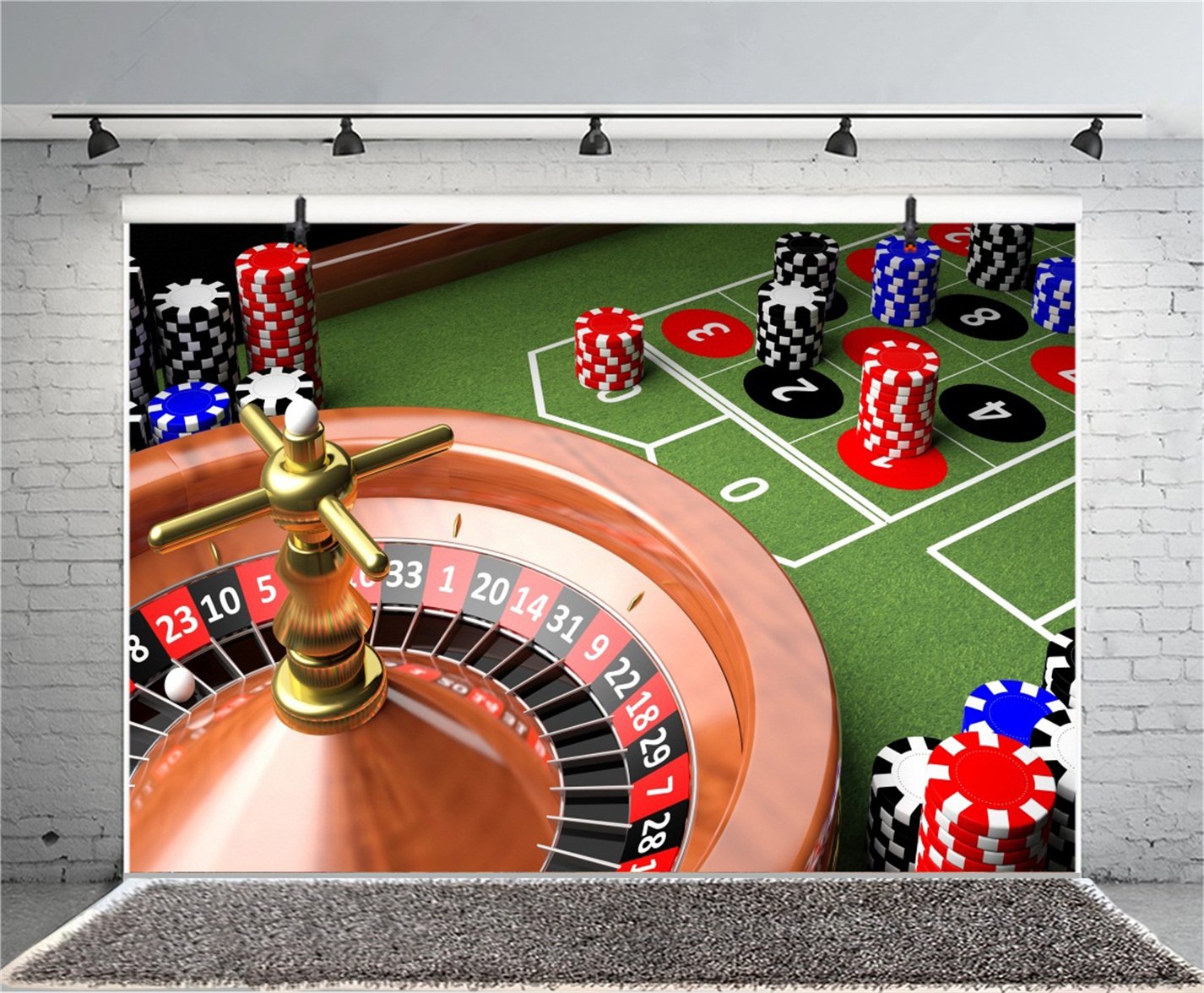Amazon Csfoto Background For Roulette Wheel And Chips