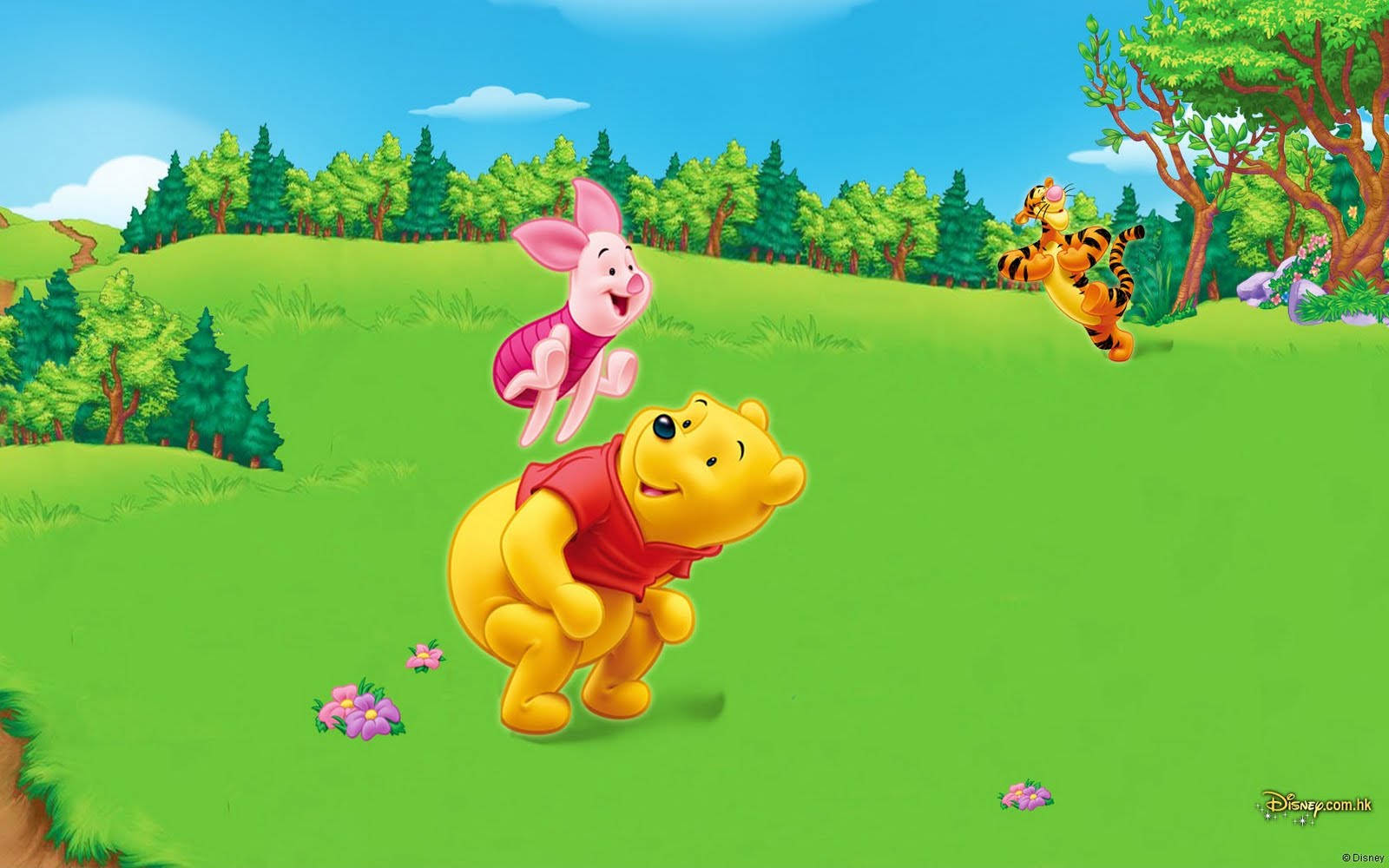 Winnie The Pooh iPhone Backdrop Wallpaper