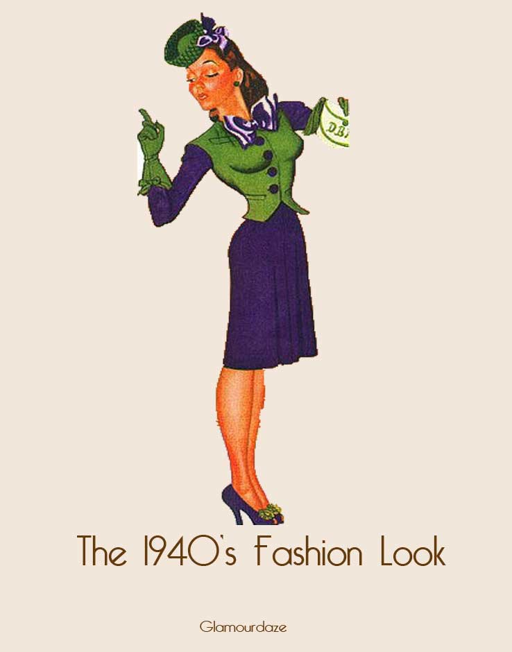 1940s Fashion Womens Dress Style After The War   Hot Girls Wallpaper