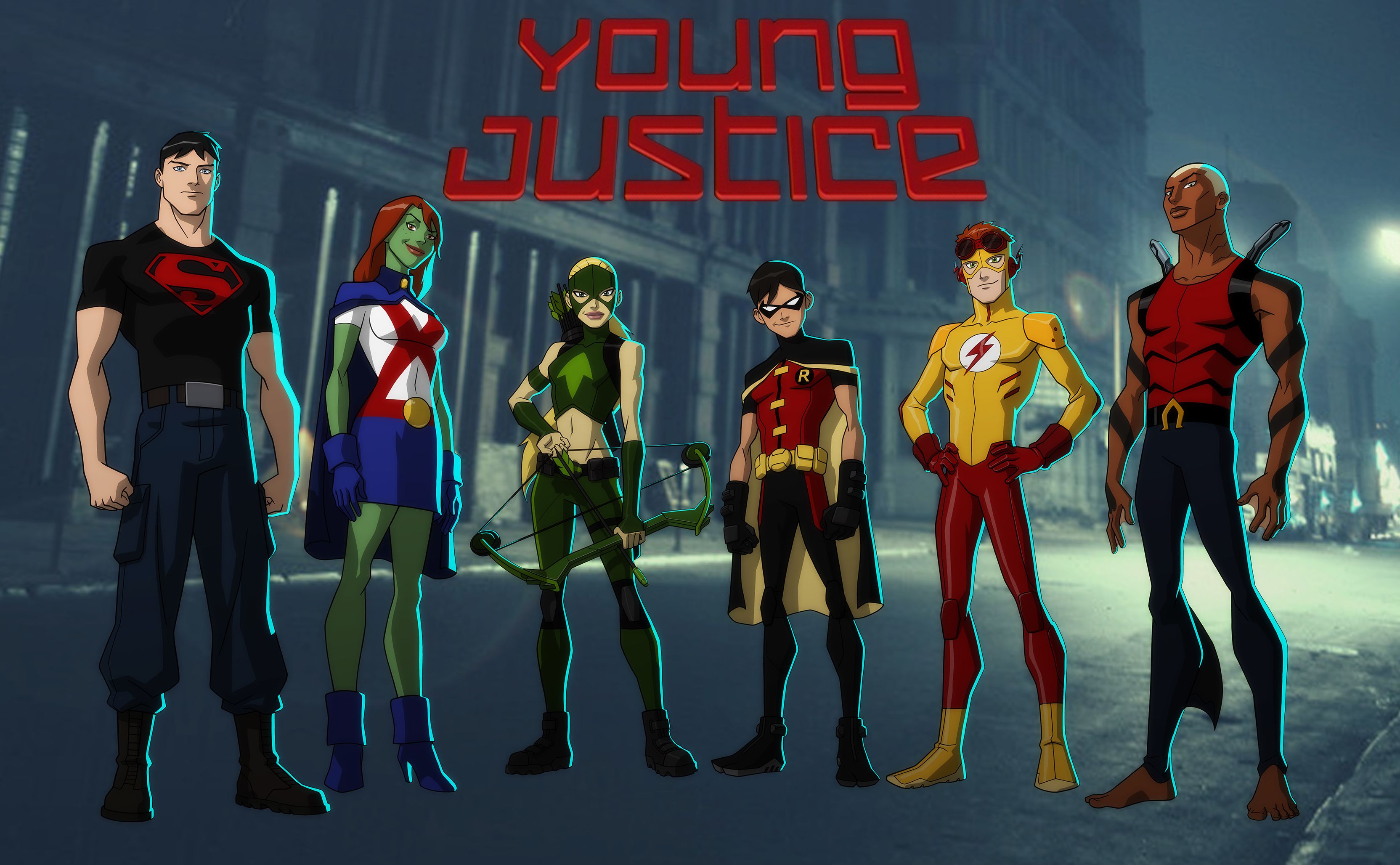 Young Justice Puter Wallpaper Desktop Background