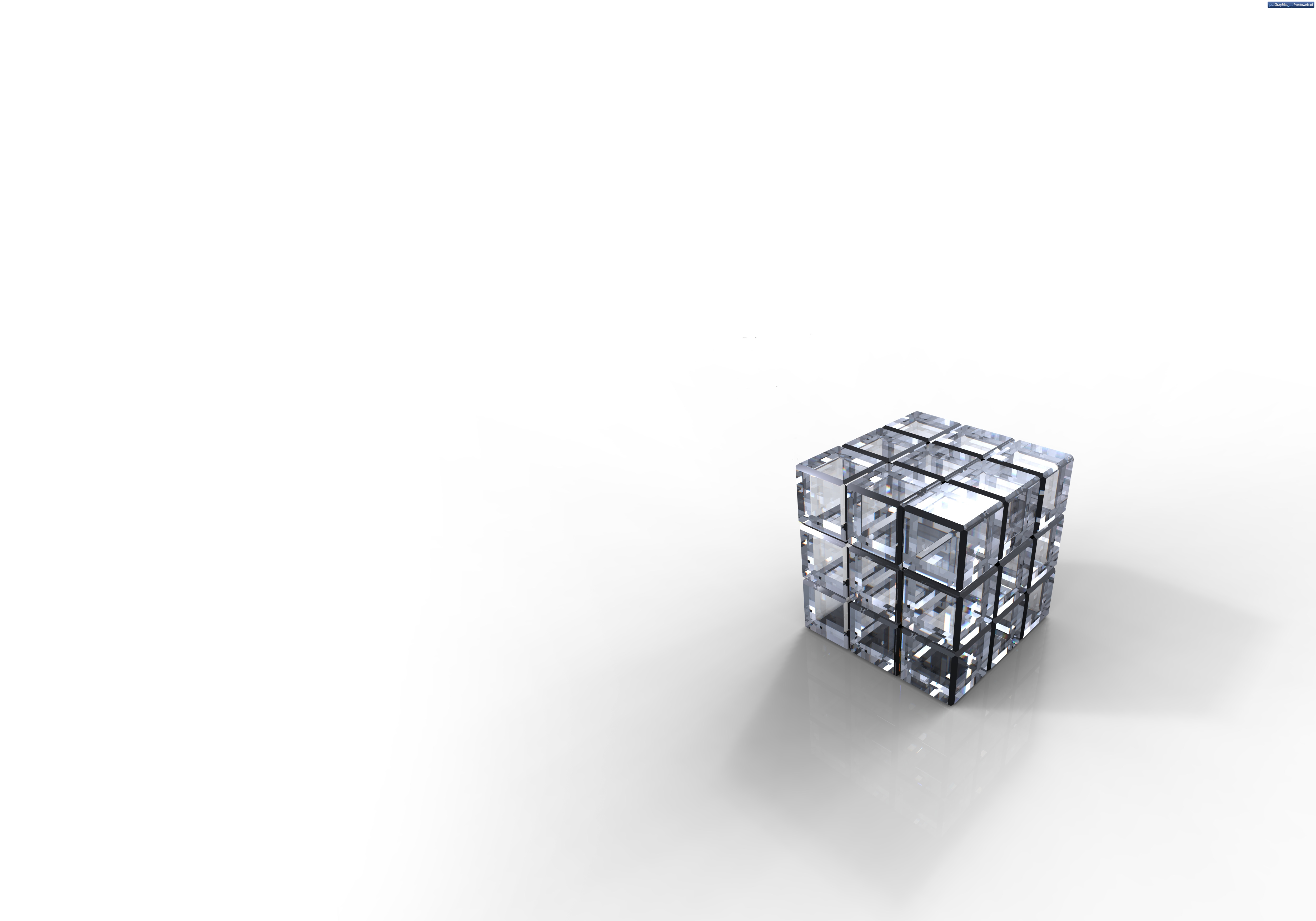 Crystal Cube Background Psdgraphics
